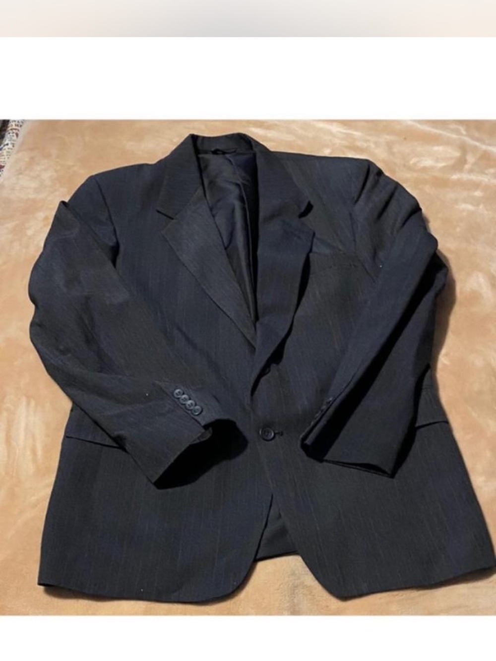 Farah Men's Gray Single-Breasted Blazer Sz 42R